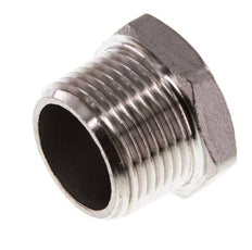3/4'' NPT Male Stainless steel Closing plug with Outer Hex 16 Bar