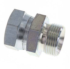 G 1'' F/M Zinc plated Steel Reducing Adapter 150 Bar - Hydraulic