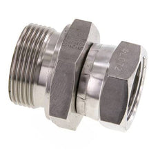 G 1'' x G 1 1/4'' F/M Stainless steel Reducing Adapter 150 Bar - Hydraulic
