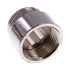 G 3/4'' F/M Chromium plated Brass Extension DIN 3523 - 15 mm
