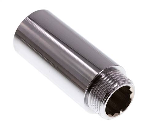 G 3/4'' F/M Chromium plated Brass Extension DIN 3523 - 65 mm