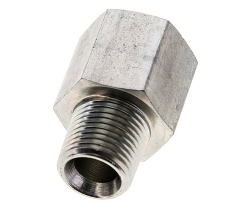 1/2'' NPT x 1/2'' NPT M/F Zinc plated Steel Extension 345 Bar - Hydraulic