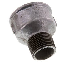 R 1'' x Rp 1 1/2'' M/F Zinc plated Cast iron Reducing Adapter 25 Bar
