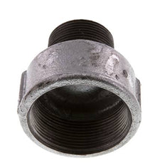 R 1 1/4'' x Rp 2'' M/F Zinc plated Cast iron Reducing Adapter 25 Bar