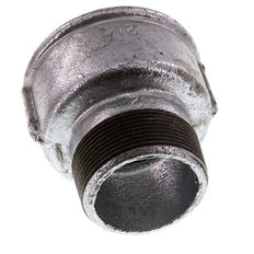 R 2'' x Rp 2 1/2'' M/F Zinc plated Cast iron Reducing Adapter 25 Bar