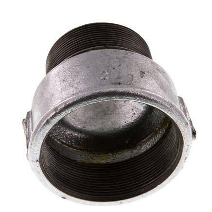 R 2 1/2'' x Rp 3'' M/F Zinc plated Cast iron Reducing Adapter 25 Bar