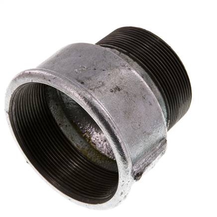 R 2 1/2'' x Rp 3'' M/F Zinc plated Cast iron Reducing Adapter 25 Bar