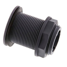 Screw Connection for Drain Cocks G1 1/2'' DN34.5 Bulkhead Polypropylene (pp) EPDM 10bar (140.5psi) FDA