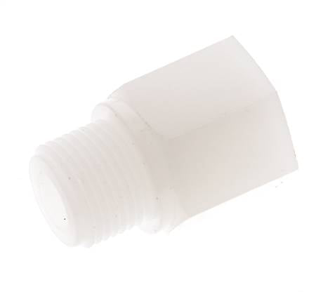 Reducing Ring G1/4'' Female x G3/8'' Male PVDF 10bar (140.5psi) FDA 22mm Hex