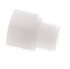 Reducing Ring G1/4'' Female x G1/2'' Male PVDF 10bar (140.5psi) FDA 27mm Hex