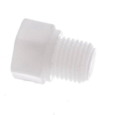 Reducing Ring G1/8'' Female x G1/4'' Male Polypropylene (pp) 10bar (140.5psi) FDA 17mm Hex