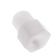 Reducing Ring G1/8'' Female x G1/4'' Male Polypropylene (pp) 10bar (140.5psi) FDA 17mm Hex