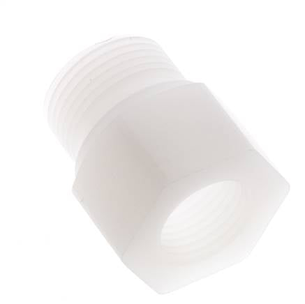 Reducing Ring G1/2'' Female x G3/4'' Male PVDF 10bar (140.5psi) FDA 32mm Hex