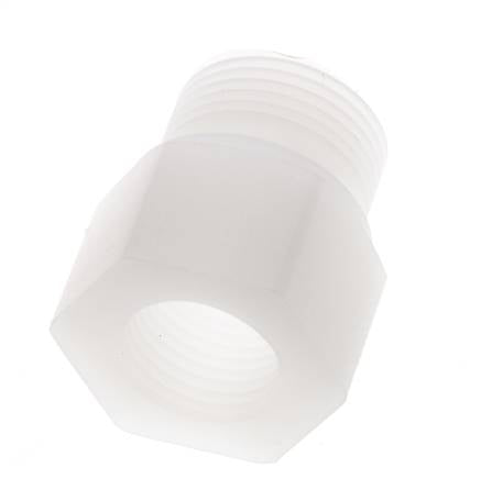 Reducing Ring G1/2'' Female x G3/4'' Male PVDF 10bar (140.5psi) FDA 32mm Hex