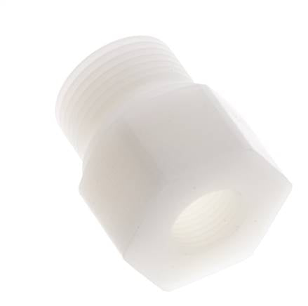 Reducing Ring G3/8'' Female x G3/4'' Male PVDF 10bar (140.5psi) FDA 32mm Hex