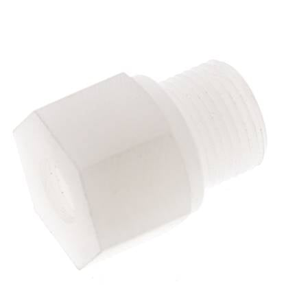 Reducing Ring G1/8'' Female x G3/8'' Male PVDF 10bar (140.5psi) FDA 22mm Hex