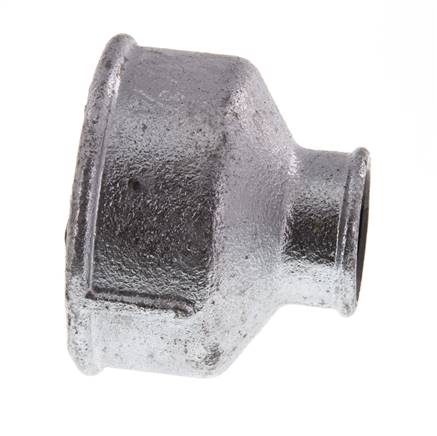 Rp 2'' x Rp 3/4'' Zinc plated Cast iron Round Socket 25 Bar