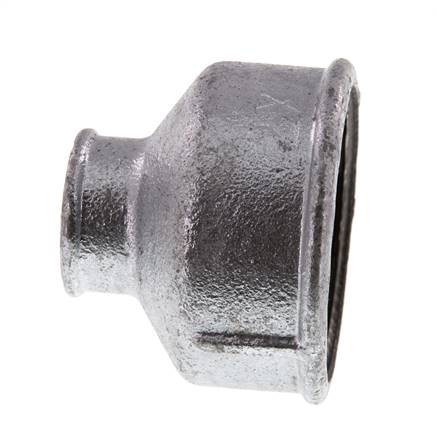 Rp 2'' x Rp 3/4'' Zinc plated Cast iron Round Socket 25 Bar