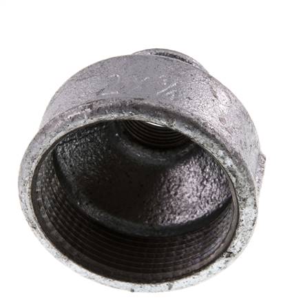 Rp 2'' x Rp 3/4'' Zinc plated Cast iron Round Socket 25 Bar