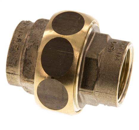Union Straight Connector Rp3/4'' Female Brass Flat Seal Centellen 16bar (224.8psi)