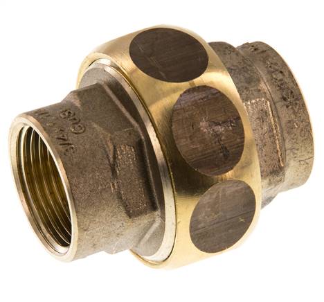Union Straight Connector Rp3/4'' Female Brass Flat Seal Centellen 16bar (224.8psi)