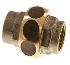 Union Straight Connector Rp3/4'' Female Brass Flat Seal Centellen 16bar (224.8psi)