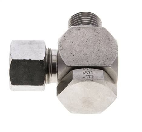 14S & G1/2'' Stainless Steel Swivel Joint Cutting Fitting with Male Threads 400 bar Rotatable ISO 8434-1