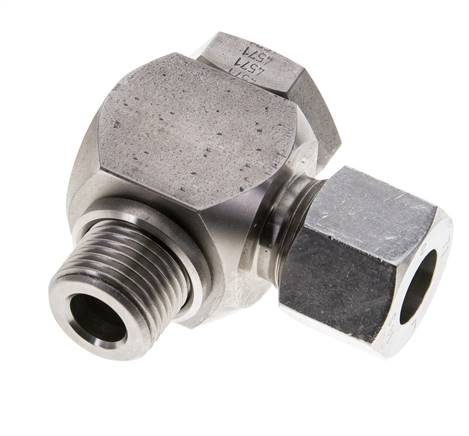 14S & G1/2'' Stainless Steel Swivel Joint Cutting Fitting with Male Threads 400 bar Rotatable ISO 8434-1