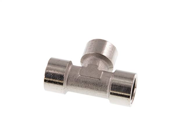 G 1/2'' Nickel plated Brass Tee 16 Bar