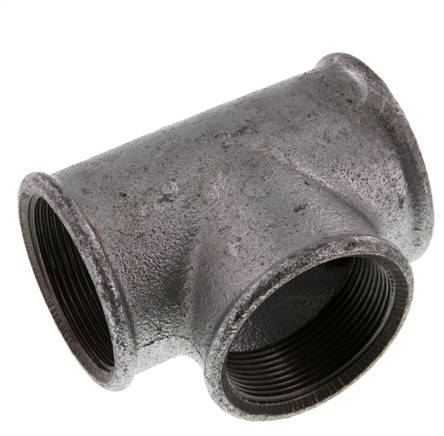 Rp 2'' Zinc plated Cast iron Tee 25 Bar