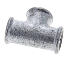 Rp 3/8'' Zinc plated Cast iron Tee 25 Bar [2 Pieces]