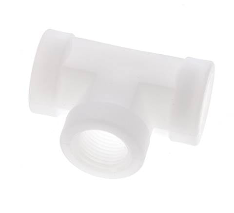 Tee Fitting G3/8'' Female Polypropylene (pp) FDA 10bar (140.5psi)
