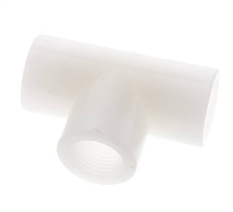 Tee Fitting G1/2'' Female Polyvinylidene fluoride (pvdf) FDA 10bar (140.5psi)