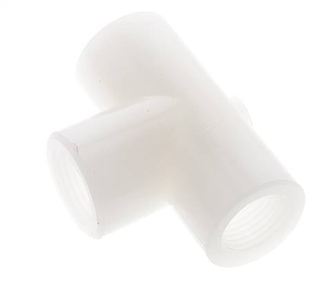 Tee Fitting G1/2'' Female Polyvinylidene fluoride (pvdf) FDA 10bar (140.5psi)
