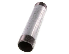 R 1 1/2'' Zinc plated Steel Double Pipe Nipple 50 Bar DIN 2982 - 200mm