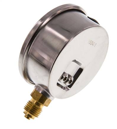 0..1000 Bar (0..14504 psi) Glycerin Pressure Gauge Below Stainless steel/Brass 63 mm Class 1.6