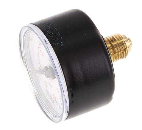 0..16 Bar (0..232 psi) Pressure Gauge Rear Steel/Brass 50 mm Class 1.6