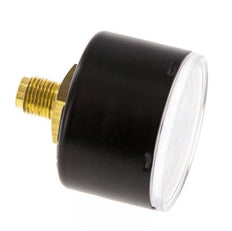 0..40 Bar (0..580 psi) Pressure Gauge Rear Steel/Brass 40 mm Class 1.6