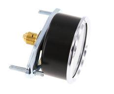 0..0.6 Bar (0..9 psi) Panel Mount Pressure Gauge Steel/Brass 63 mm Class 2.5 (Bracket)