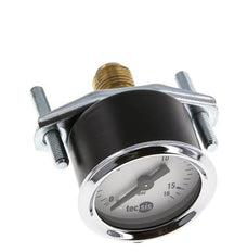 0..16 Bar (0..232 psi) Panel Mount Pressure Gauge Steel/Brass 40 mm Class 2.5 - 1/4'' (Bracket)