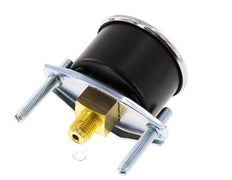 0..40 Bar (0..580 psi) Panel Mount Pressure Gauge Steel/Brass 40 mm Class 2.5 (Bracket)
