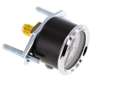 0..40 Bar (0..580 psi) Panel Mount Pressure Gauge Steel/Brass 40 mm Class 2.5 (Bracket)