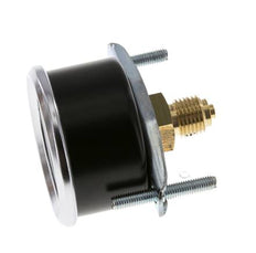 0..40 Bar (0..580 psi) Panel Mount Pressure Gauge Steel/Brass 50 mm Class 2.5 (Bracket)