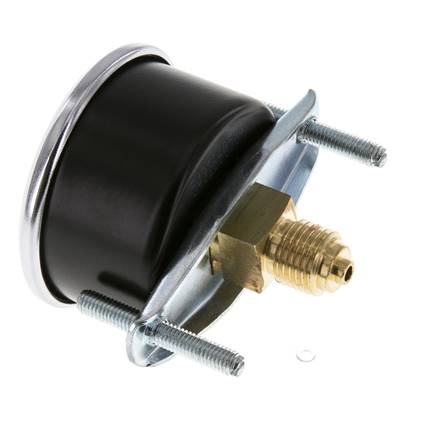 0..40 Bar (0..580 psi) Panel Mount Pressure Gauge Steel/Brass 50 mm Class 2.5 (Bracket)