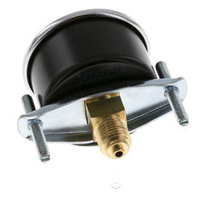 0..40 Bar (0..580 psi) Panel Mount Pressure Gauge Steel/Brass 50 mm Class 2.5 (Bracket)