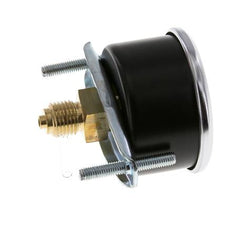 0..40 Bar (0..580 psi) Panel Mount Pressure Gauge Steel/Brass 50 mm Class 2.5 (Bracket)