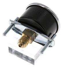 0..4 Bar (0..58 psi) Panel Mount Pressure Gauge Steel/Brass 50 mm Class 2.5 (Bracket)
