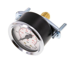 0..60 Bar (0..870 psi) Panel Mount Pressure Gauge Steel/Brass 50 mm Class 2.5 (Bracket)