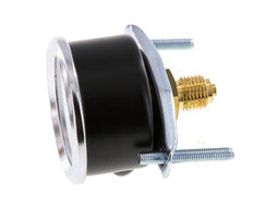 0..60 Bar (0..870 psi) Panel Mount Pressure Gauge Steel/Brass 50 mm Class 2.5 (Bracket)