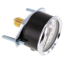 0..60 Bar (0..870 psi) Panel Mount Pressure Gauge Steel/Brass 50 mm Class 2.5 (Bracket)